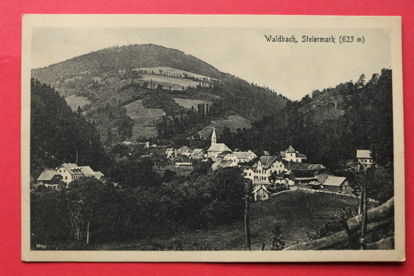 AK Waldbach / 1921 / Strassen / Steiermark